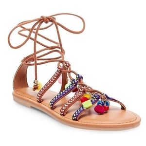 Mossimo Supply Womens Kayla Gladiator Sand